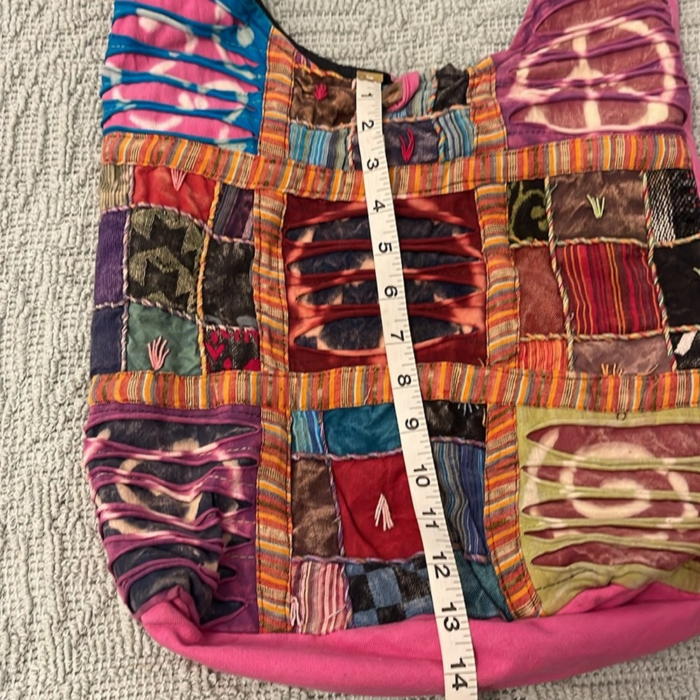 Patchwork Peace Tote Bag - image 4